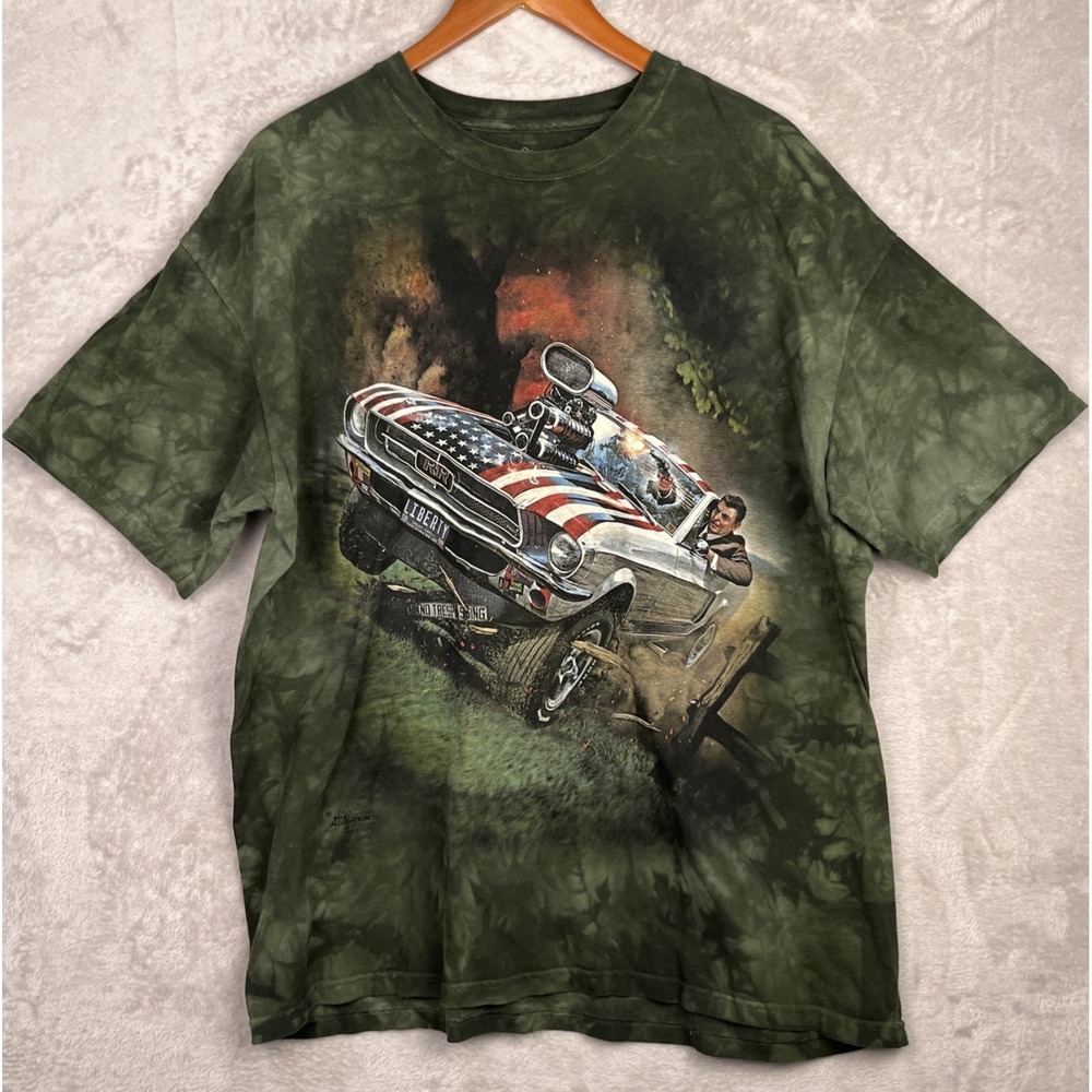 Ronald Reagan the Liberator Shirt XL The Mountain Patriotic Graphic Tee Military - Picture 2 of 6